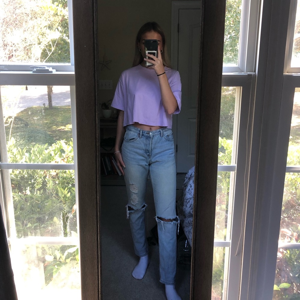 Ripped Blue Jeans